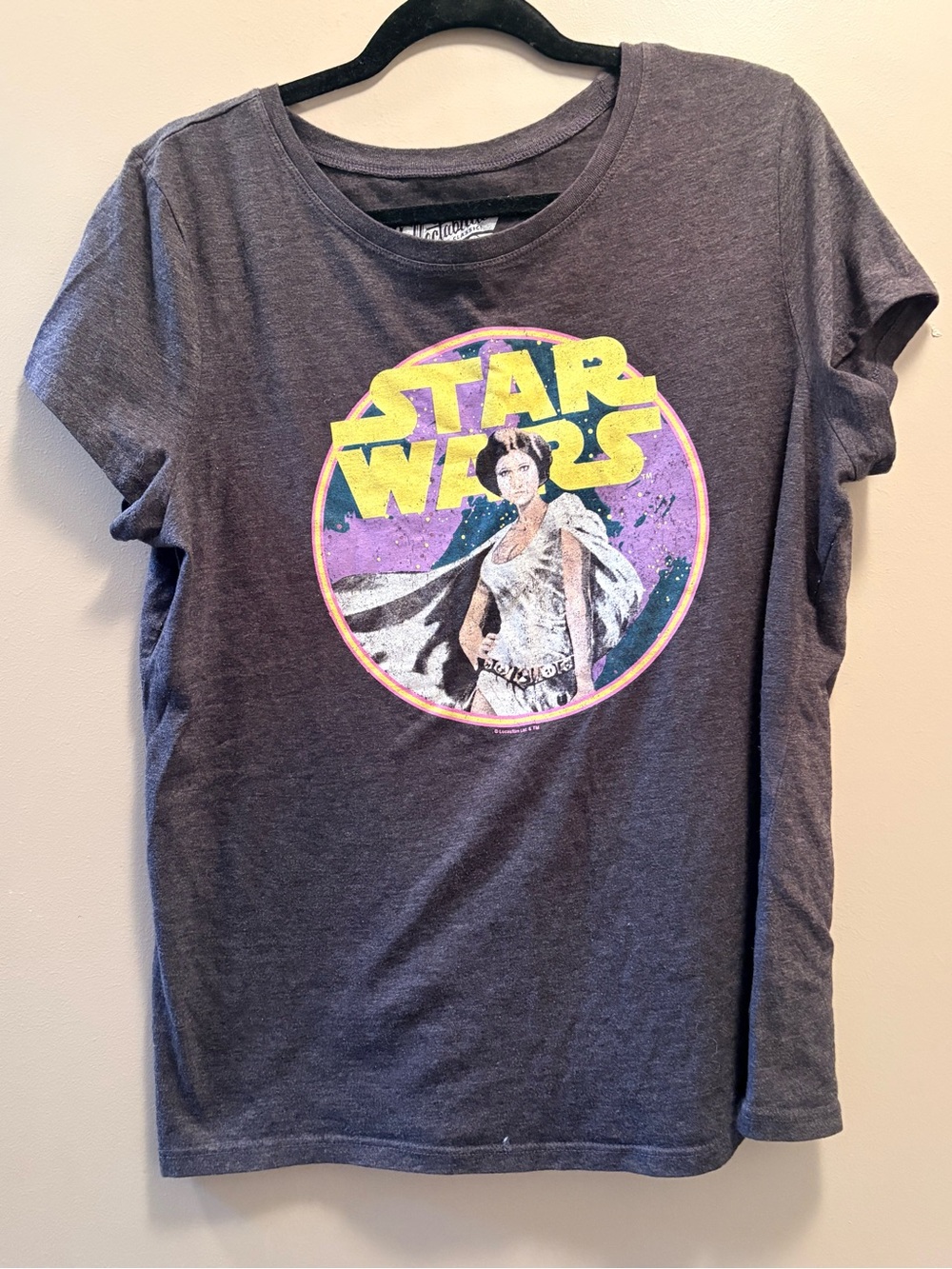 Old Navy Star Wars Graphic Tee - Grey, Purple & Yellow